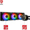 CPU koeling - MSI MAG CORELIQUID E360 WHITE - Vloeistofkoelsysteem processor - 360 mm - 3x 120 mm RGB fan - Zwart
