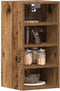 vidaXL - Hangkast - 30x29,5x60 - cm - bewerkt - hout - oud - houtkleurig