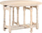 vidaXL - Eettafel - rond - 110x76 - cm - massief - mangohout