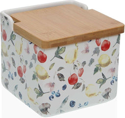 Zoutvaatje met deksel Versa Ariel 12,2 x 11,5 x 12,2 cm Keramisch