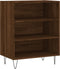 vidaXL - Dressoir - 57x35x70 - cm - bewerkt - hout - bruin - eikenkleur