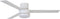 Plafondventilator Lagoon Wit incl. Lamp 132cm