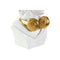 Decoratieve figuren Home ESPRIT Wit Gouden Buste 19,5 x 16 x 30 cm