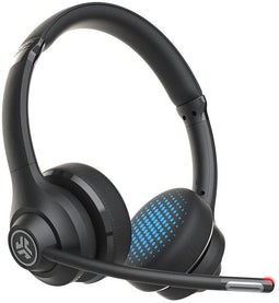 JLab Go Work - Draadloze Headset met Microfoon - 55 uur accuduur - Blauw/Zwart