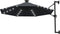 vidaXL - Wandparasol - met - LED's - 300 - cm - antracietkleurig