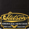 Stetson Retro Beanie – American Heritage – Zwart/Geel – One Size