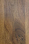 Rechthoekige eettafel - 220x100x77 - Walnoot bruin/zwart - Acaciahout/metaal