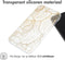 iMoshion Hoesje Geschikt voor iPhone SE (2022) / SE (2020) / 8 / 7 Hoesje Siliconen - iMoshion Design hoesje - Meerkleurig / Golden Leaves Transparant