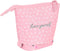 Potloodetui - Love Yourself - Roze (8 x 19 x 6 cm)