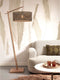 GOOD&MOJO Vloerlamp Java - Bamboe/Zwart - 75x50x176cm - - Staande lampen voor Woonkamer - Slaapkamer