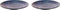 Palmer Bord Kiryu 25.5 cm Blauw Porselein 2 stuks
