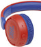 JBL JR310BT - Draadloze kinderkoptelefoon - Veilig geluid tot 85dB - Blauw Rood
