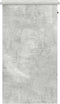 vidaXL - Computertorenstandaard - met - lade - 35x45x77 - cm - betongrijs