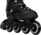 Nijdam Gear Up - Inlineskates - Semi-softboot - Zwart - Maat 40