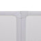 vidaXL - Douche - en - badscherm - 140 - x - 168 - cm - 7 - panelen - met - handdoekrek