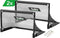 Salta Challenge - Set van 2 voetbaldoeltjes / stalen voetbalgoals - 100 x 60 x 60 cm - Opvouwbaar en eenvoudig op te zetten - Mini voetbaldoel voor kinderen en volwassenen - Zwart
