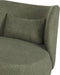 Fauteuil OTSBY Bouclé Donkergroen