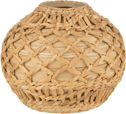 J-Line Vaas Rieten Bamboe Naturel Small