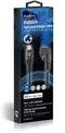 Nedis GCTB39650AL10 - USB type-C naar Apple Lightning Kabel - 100 cm - Blauw Zwart