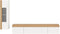 Furnilux Ruda - Wandkast / Rek Systeem - 2-delig - Wit en Artisan Oak Decor - 225x34x33 cm