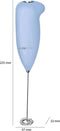 Clatronic MS 3089 M 263917 Melkopschuimer Lichtblauw