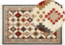 Beliani GHUKASAVAN - Rug - Multicolor - Wol