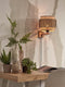 GOOD&MOJO Wandlamp Bhutan - Bamboe/Zwart - Ø25cm - Binnen