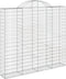 vidaXL - Schanskorven - 3 - st - gewelfd - 200x50x180/200 - cm - ijzer