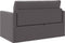 vidaXL - Ligbed/Sofa - 2-in-1 - Grijs - 124x71x78 - cm - Kunstleer
