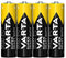 Varta SUPERLIFE - R06/AA Batterijen - Langdurige energie 1,5V (4 stuks)