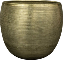 Ter Steege Bloempot Aluminium New Green-Groen D 24 cm H 22 cm opening 20 cm