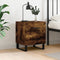 vidaXL - Nachtkastje - 40x35x47,5 - cm - bewerkt - hout - gerookt - eikenkleurig