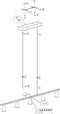 Steinhauer Vortex 3066ST - Hanglamp 5 lichts verstelbaar 85-145 cm Zilver