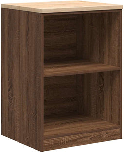 vidaXL - Garagekast - 60x51x85 - cm - massief - grenenhout - bruin - eikenkleurig