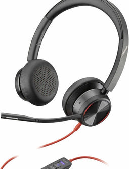 Plantronics Blackwire 8225 - Headset - Geluidsonderdrukking - Zwart