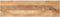 vidaXL - Tafelblad - rechthoekig - 100x30x3,8 - cm - massief - mangohout