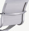 Furnicher Mateo Vergaderstoel - PU-lederen Zitting - Chroom Frame - Hoogte Verstelbaar - Draaibaar - Wit