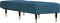 vidaXL - Chaise - longue - fluweel - blauw