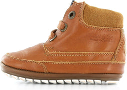 Shoesme Smart - Babyschoentjes - Cognackleurig leer