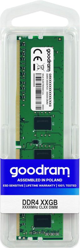 Goodram GR2400D464L17/16G - RAM Geheugen - 16 GB DDR4 2400 MHz - (1x)