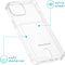 iMoshion Hoesje Geschikt voor iPhone 14 Plus Hoesje Met Pasjeshouder - iMoshion Softcase Backcover met pashouder - Transparant