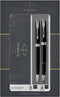 Parker Sonnet Balpen en Rollerpen Duo Set, Black Lacquer CT