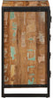 vidaXL - Ladekast - 40x40x75 - cm - massief - gerecycled - hout - meerkleurig