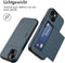 imoshion Hoesje Geschikt voor iPhone 15 Hoesje - Ruimte voor 2 pasjes - imoshion Backcover met pasjeshouder - Donkerblauw