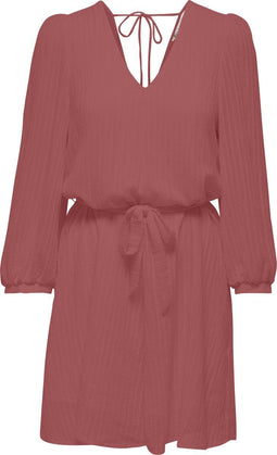 ONLY ONLEMMA - 3/4 V-hals jurk - Loose fit - Maat S