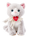Lumpin Jacqueline - Pluchen kat - 25 cm - Lichtgrijs