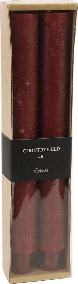 2 stuks Decostar Kaarsen - Bordeaux