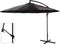 Zweefparasol 300 cm voor Tuin, Terras of Balkon - Vertikaal Kantelbaar | Antraciet