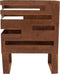 RedFire – Madison - Handmade - Bruin - Staal – Vuurschaal - Vuurkorf – 38 x 23 x 50 (LxBxH)- Cortenlook – Terrasverwarming – Sfeerhaard