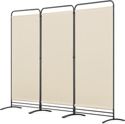 Angel Living Kamerscherm - 3 Panelen - 243 x 180 cm - Inklapbaar - Beige (3 panelen)